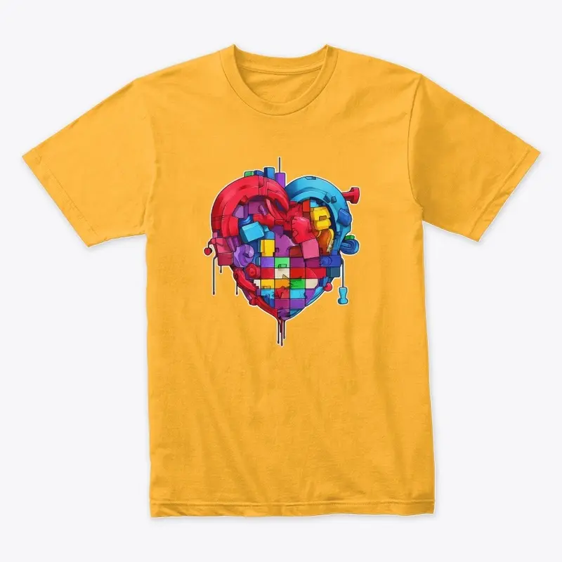 Heart #2 (Assorted Mixed Color)